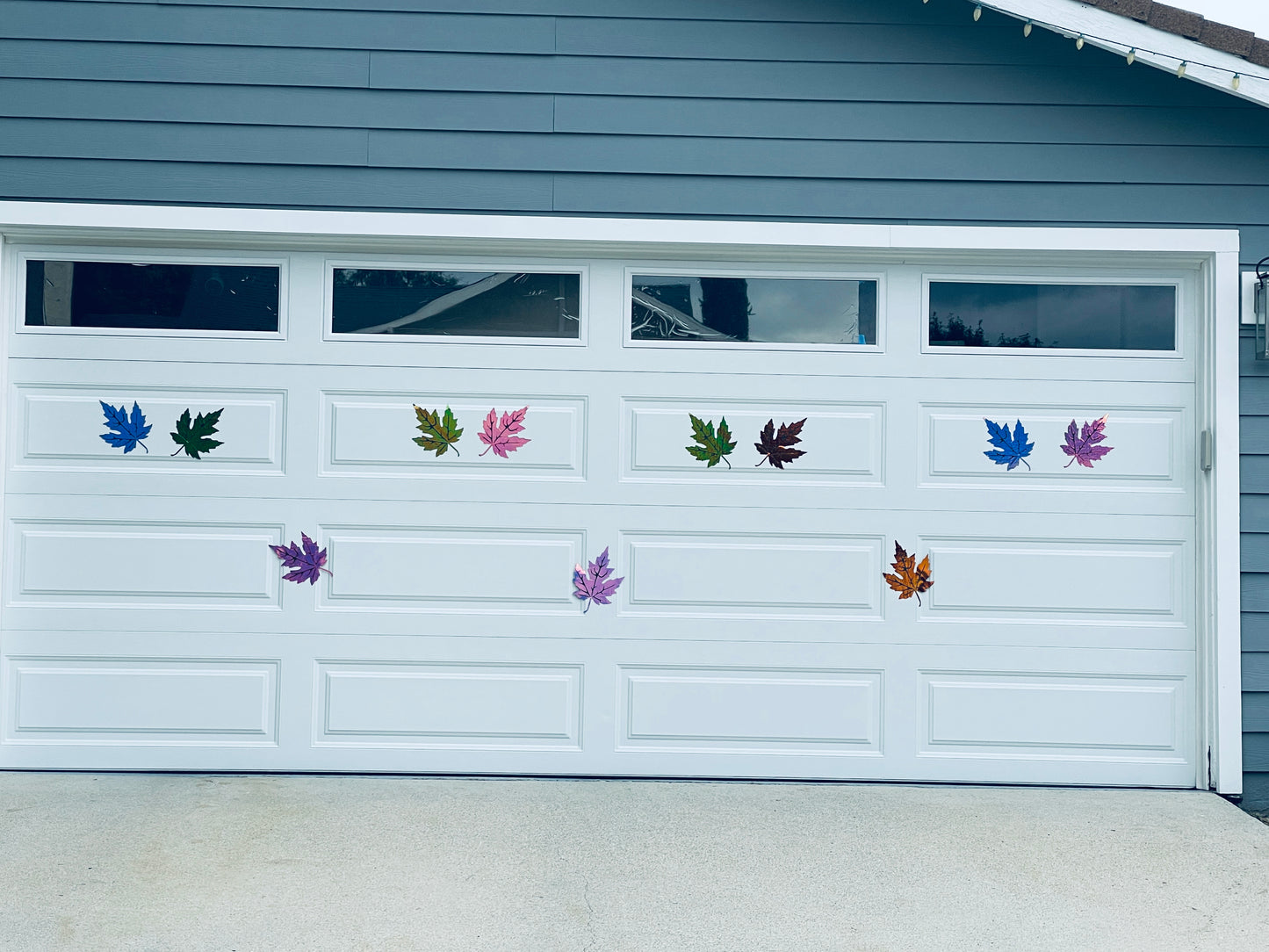 Fall Season Magnetic Leaves for garage door