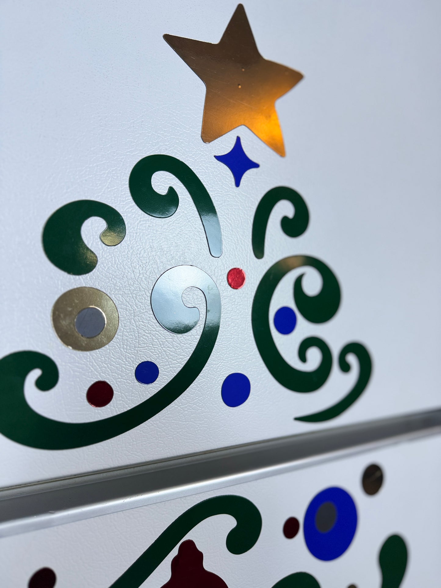 Merry Christmas Tree for Garage Door or Refrigerator or any magnetic surface.