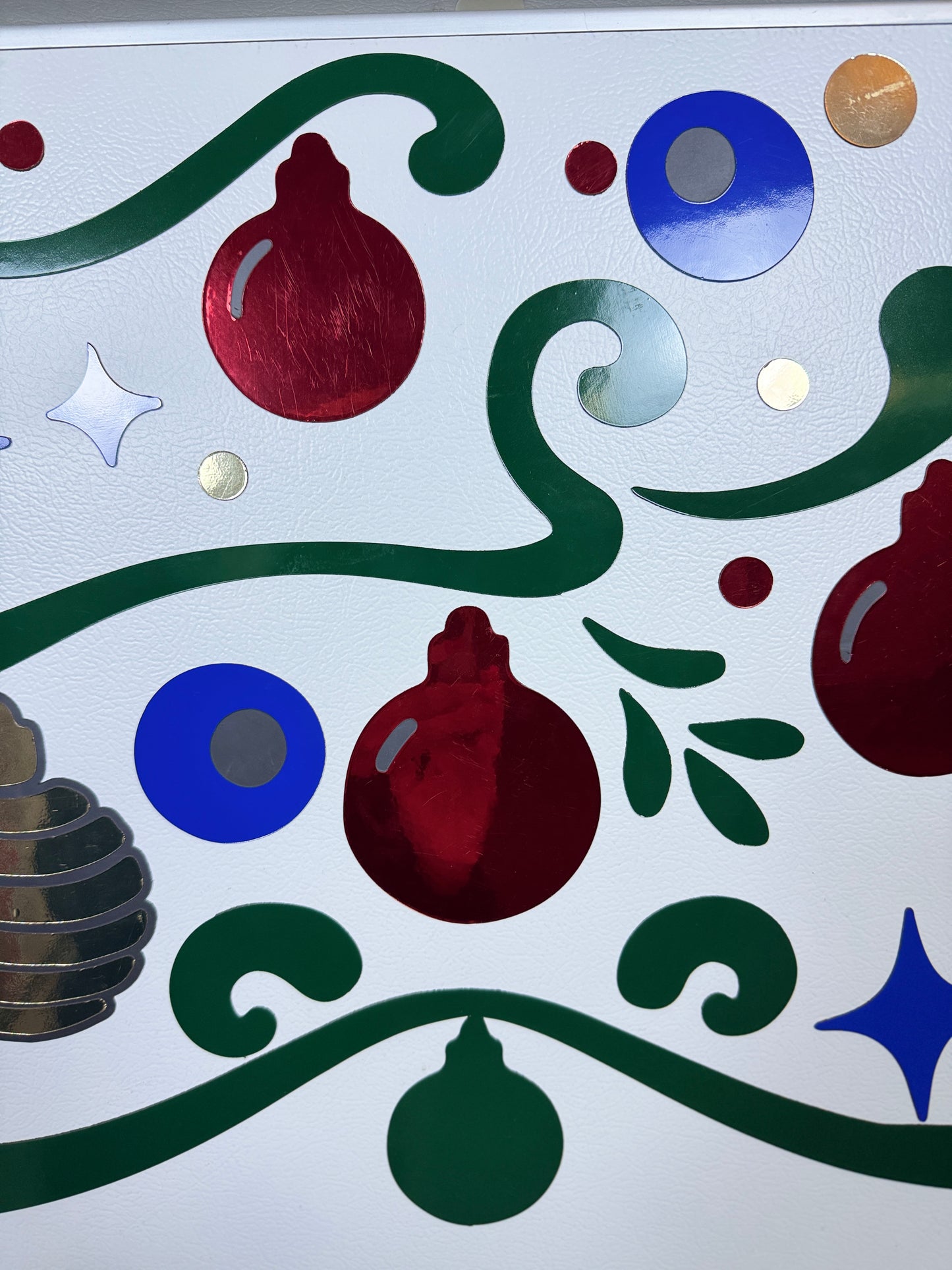Merry Christmas Tree for Garage Door or Refrigerator or any magnetic surface.
