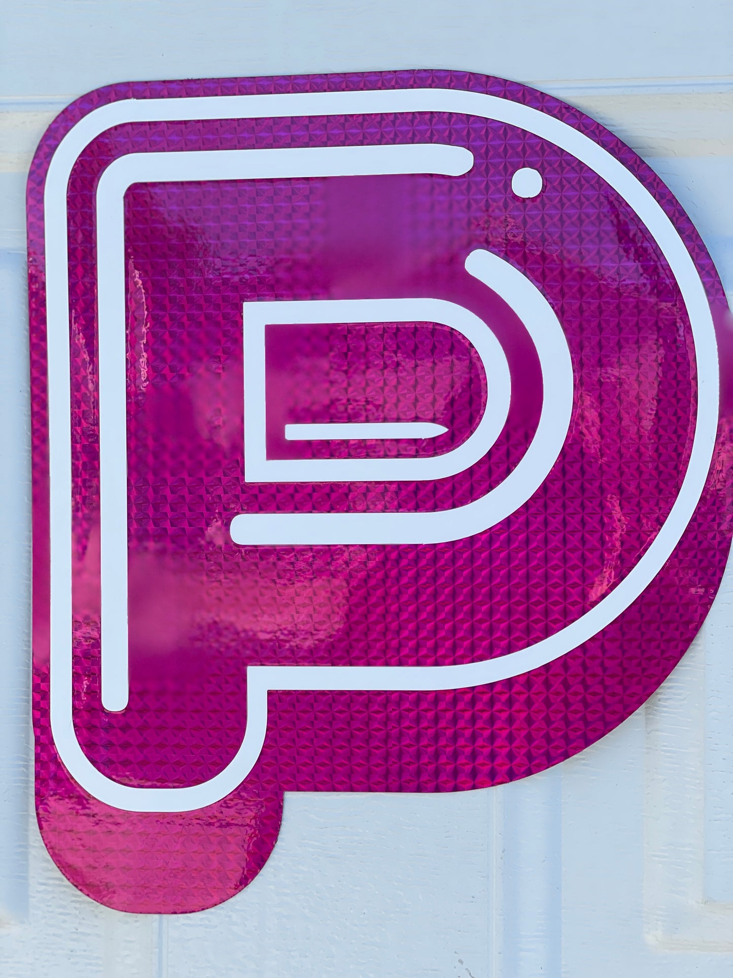 Magnetic Electric Happy Birthday Outdoor decorations | Holographic Garage Door image 4
