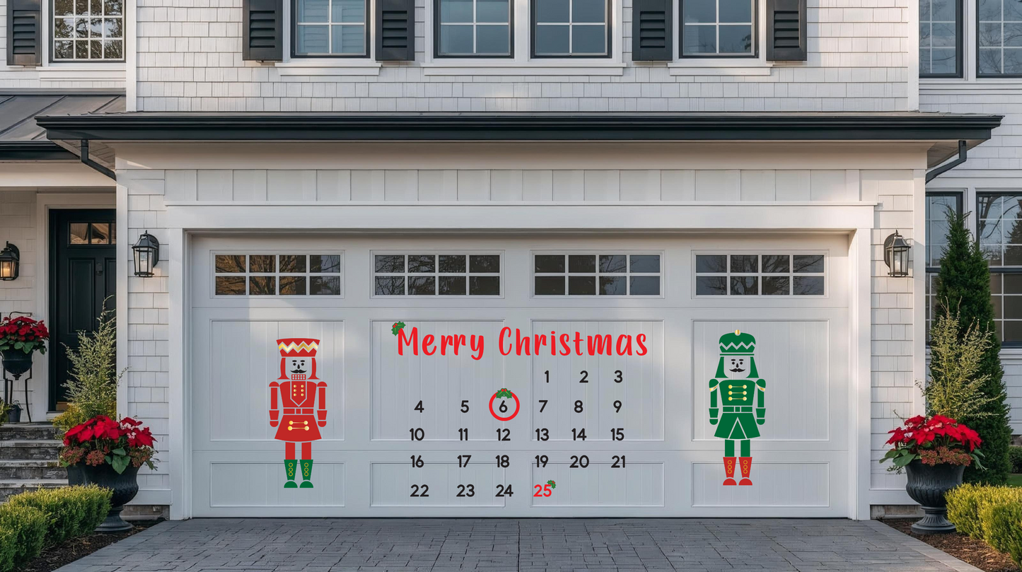 Christmas Countdown Magnetic Numbers | Reusable | Merry Christmas sign