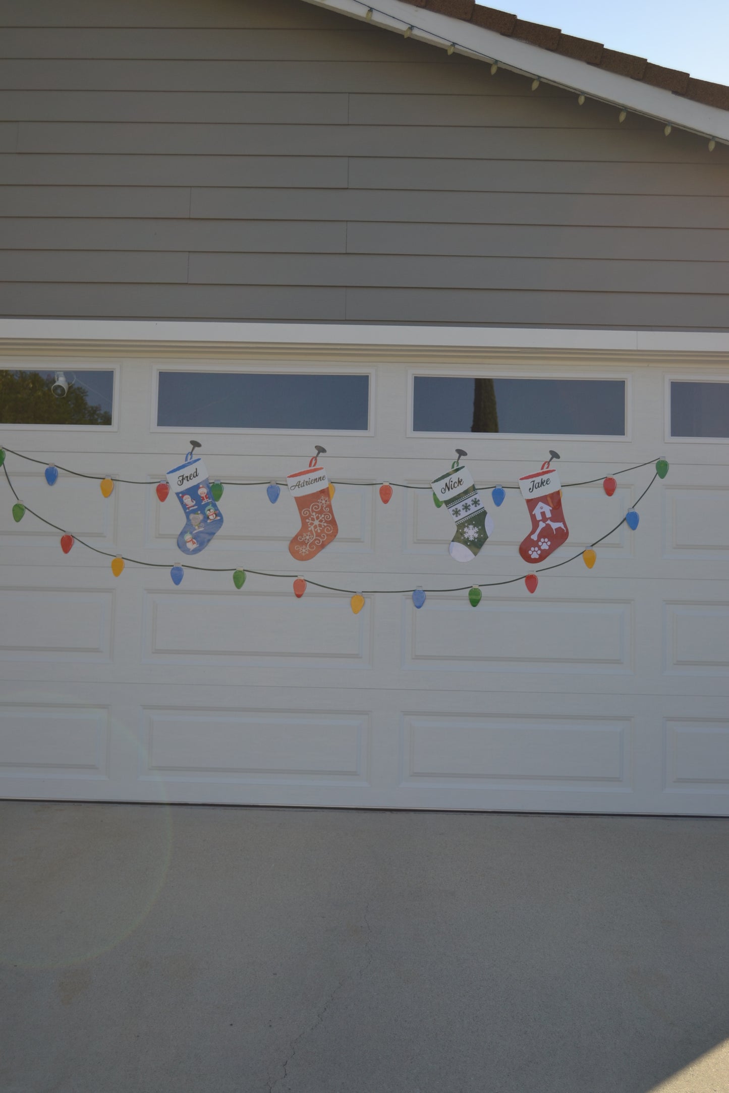 Personalized Christmas Stocking Garage Magnets - Christmas Stockings - Merry Chr image 13