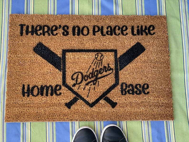 Los Angeles Dodgers Door Mat | Dodgers Welcome Mat image 3