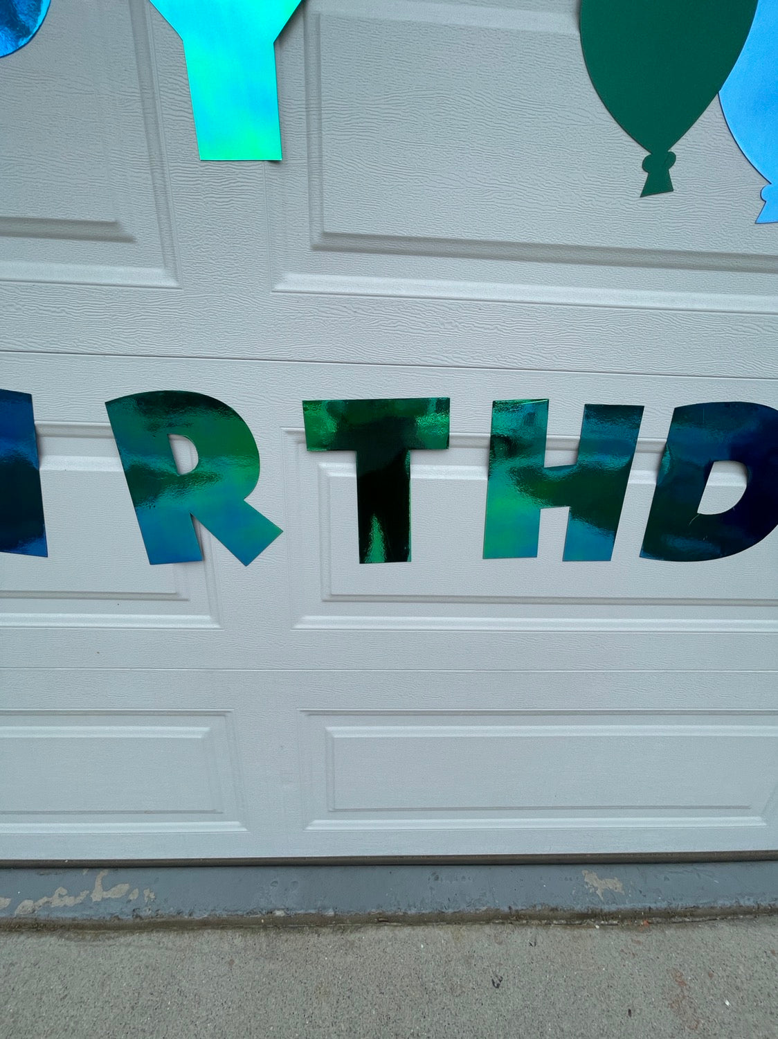 Happy Birthday Signs - garage door decor, party signs image 10