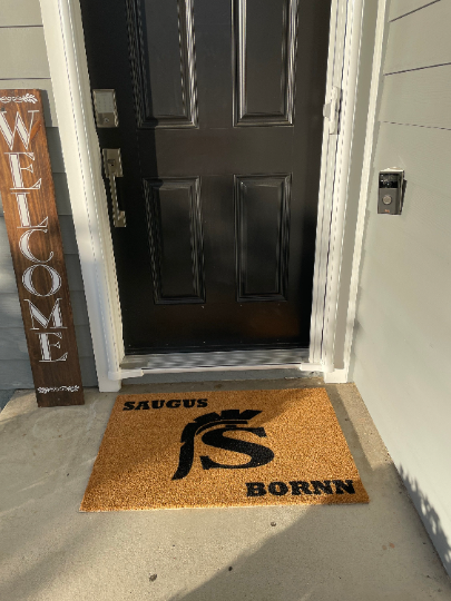 PERSONALIZED Saugus High School Door Mat | Welcome Mat image 4