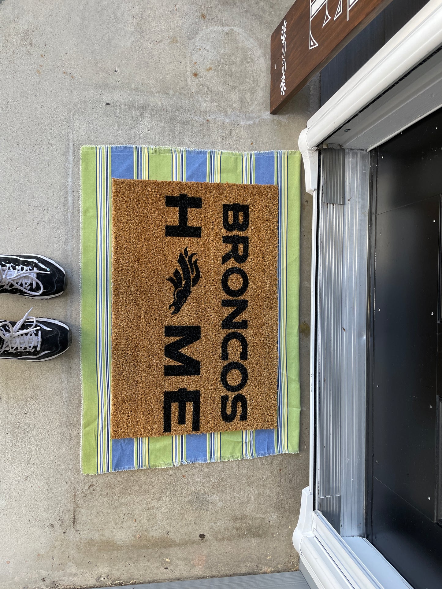Denver Broncos Door Mat | Welcome Mat | Colorado Door Mat image 4