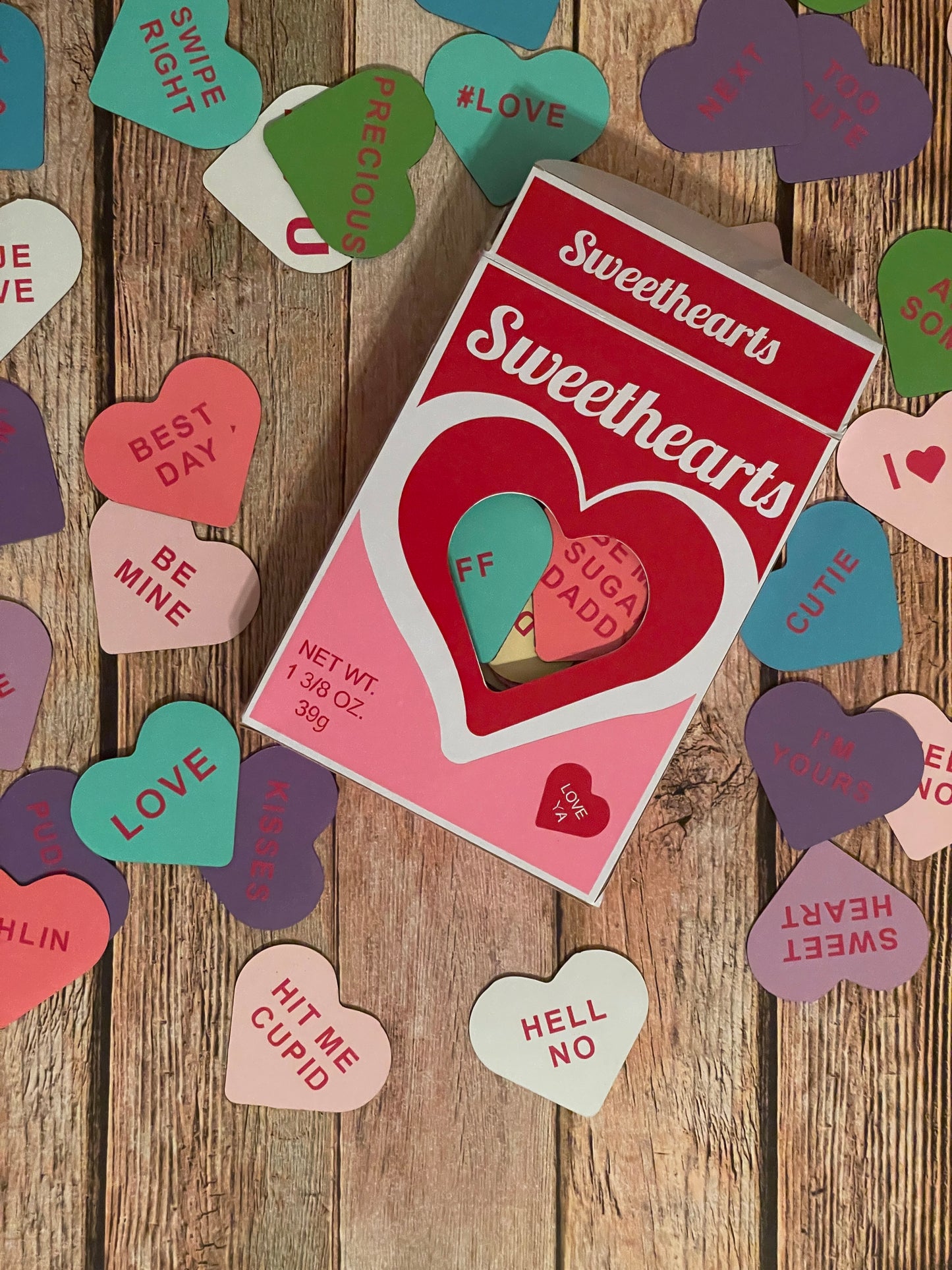 Personalized Fridge Magnets Conversation Candy Hearts | SweetHeart Magnets image 9