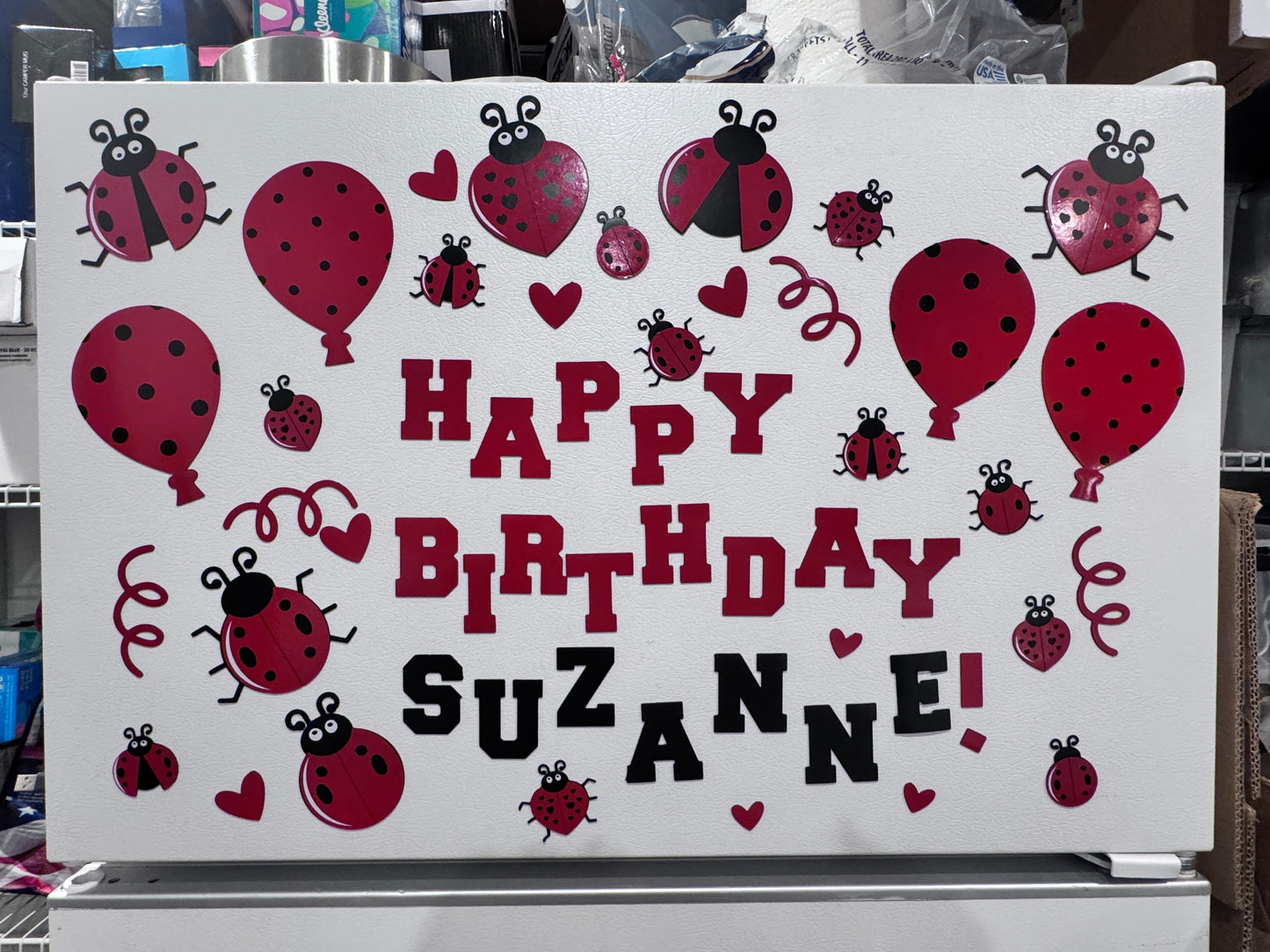 Personalized Ladybug Cruise Ship Door Magnet Set – Celebrate in Style! image 12
