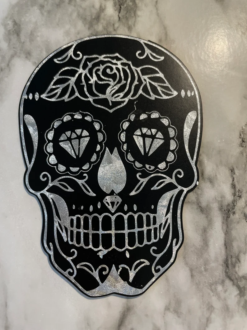 Sugar Skull Day of the Dead Magnets | Halloween Skull Magnets image 7