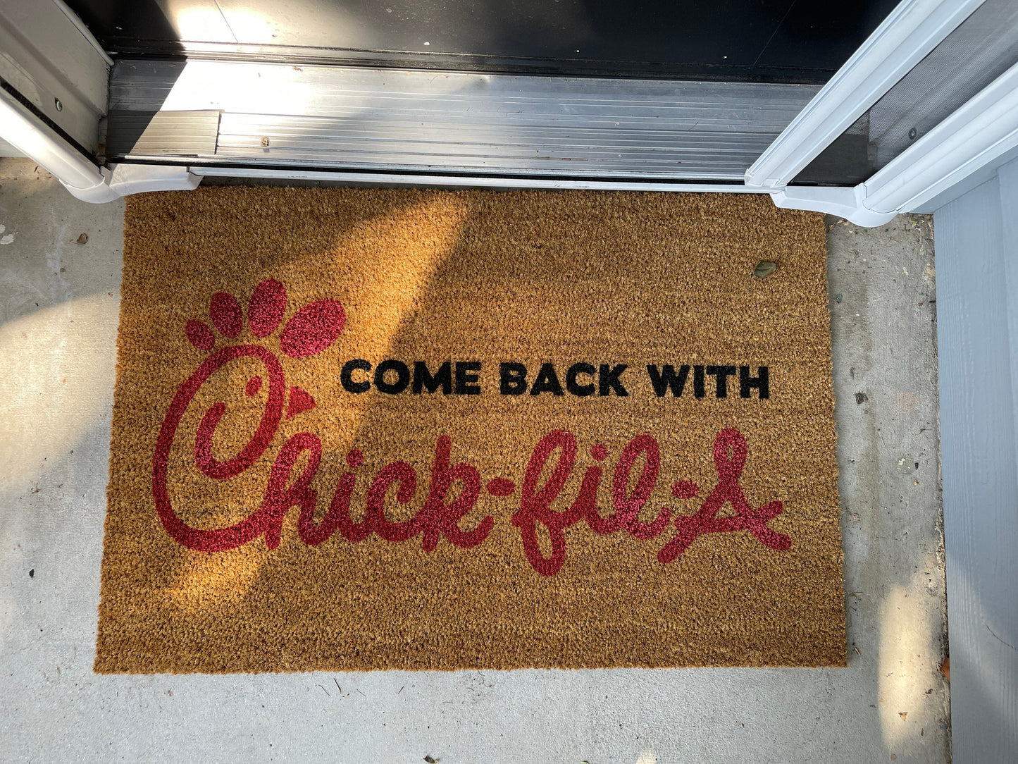 Come Back Chick-fil-A Door Mat | Welcome Mat | Funny Door Mat | Funny Gift image 4