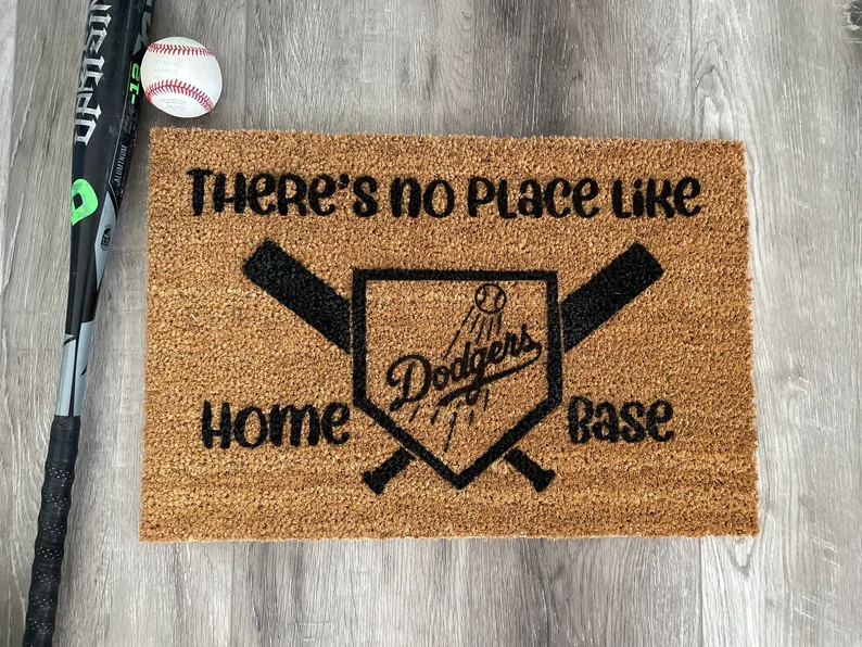 Los Angeles Dodgers Door Mat | Dodgers Welcome Mat image 0