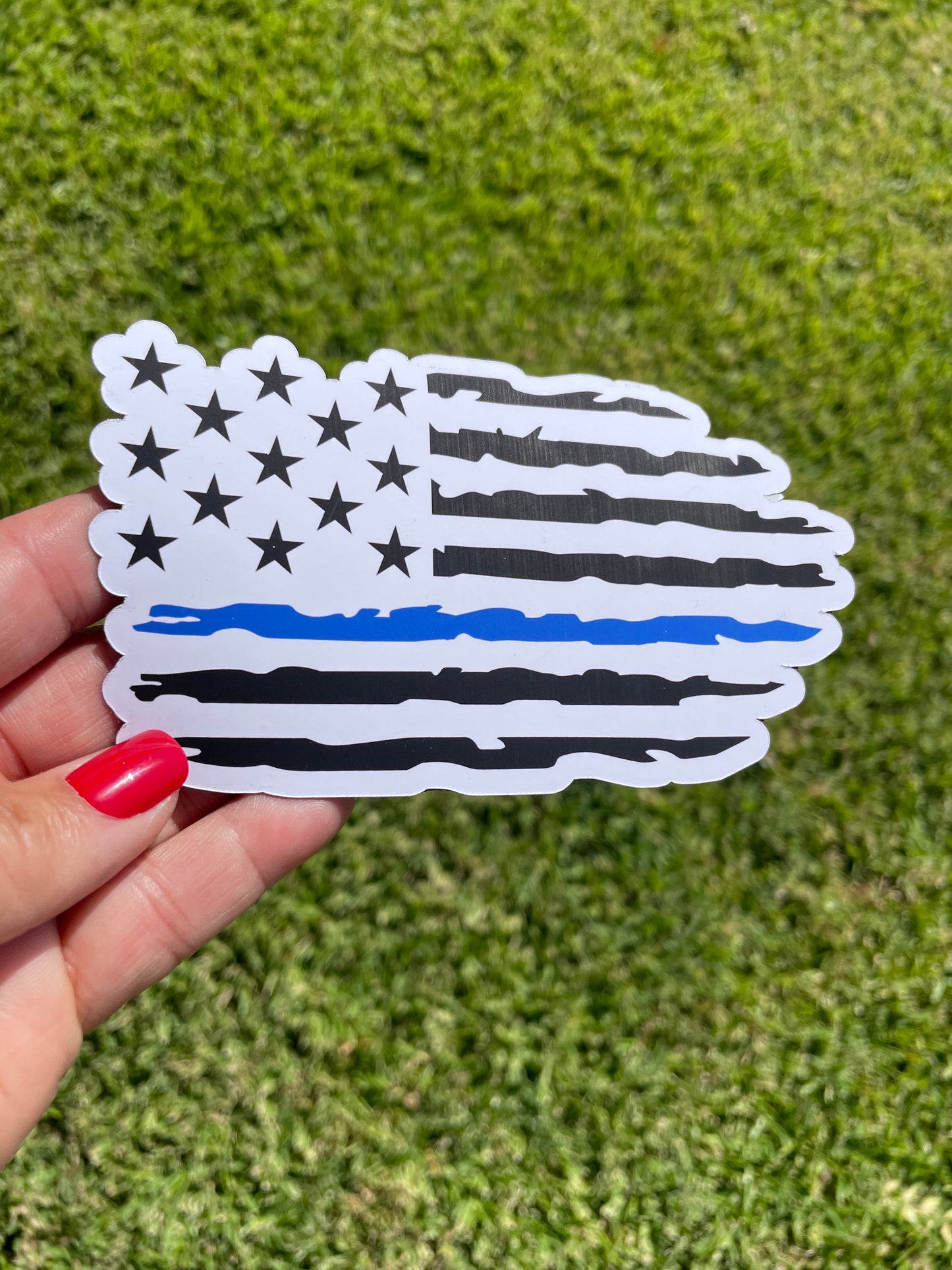 Blue Lives Matter magnets and decals, Back the blue, Peacemakers Magnets image 13