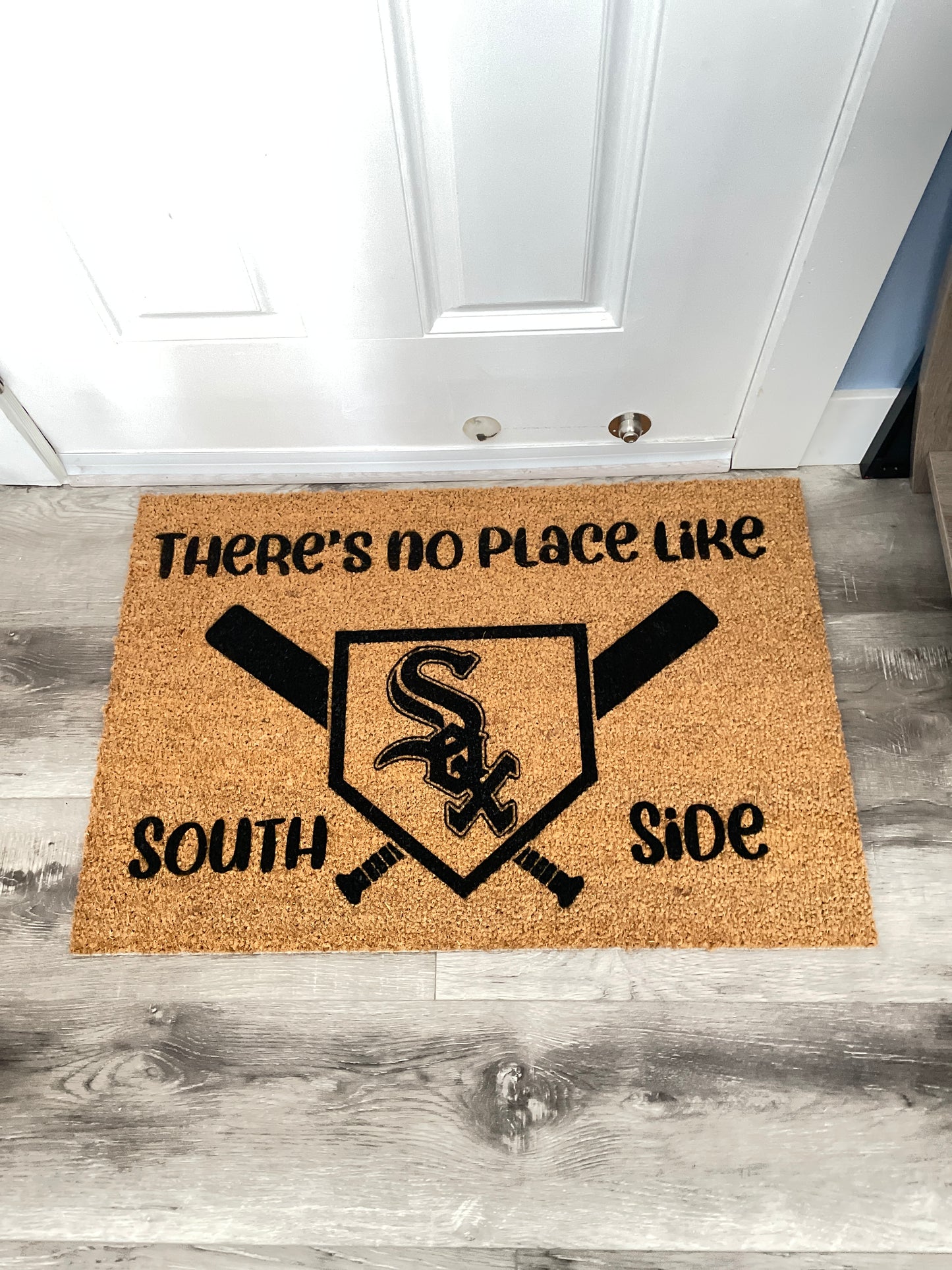White Sox Door Mat | Chicago White Sox Welcome Mat | No place like South Side image 1