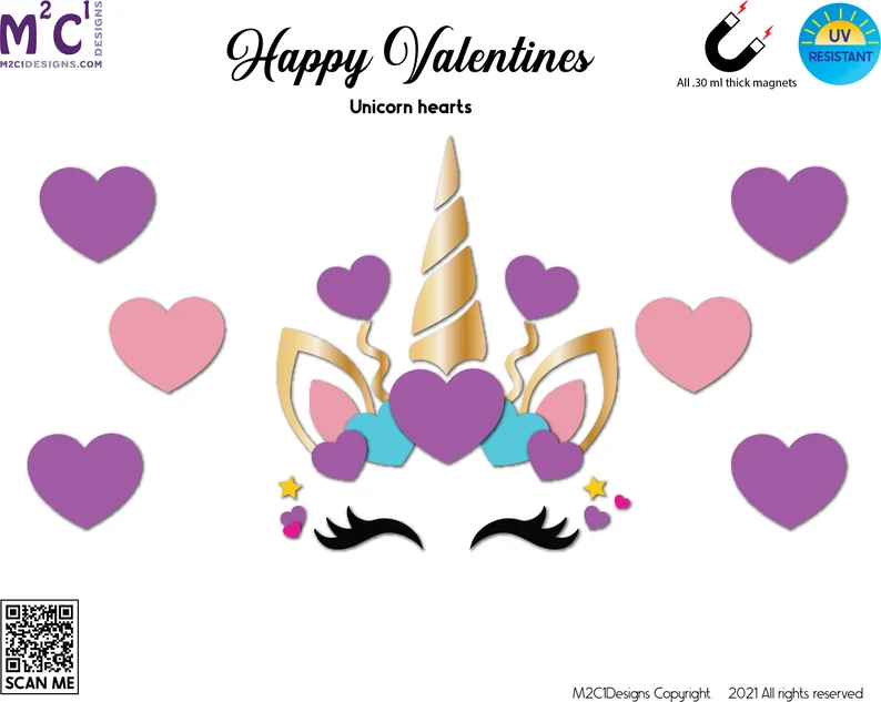 Unicorn Party Decorations | Valentine's Day Decorations image 7