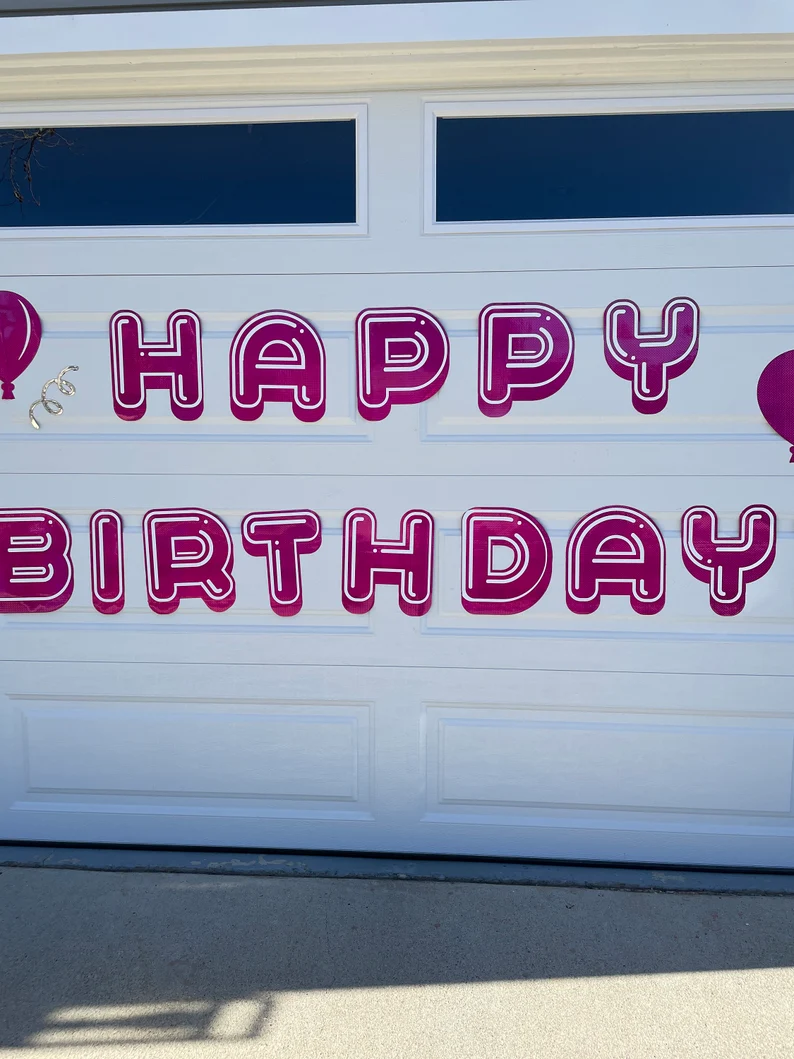Magnetic Electric Happy Birthday Outdoor decorations image 2