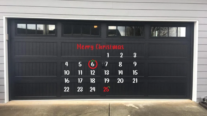 Christmas Countdown Magnetic Numbers | Reusable | Merry Christmas sign image 3