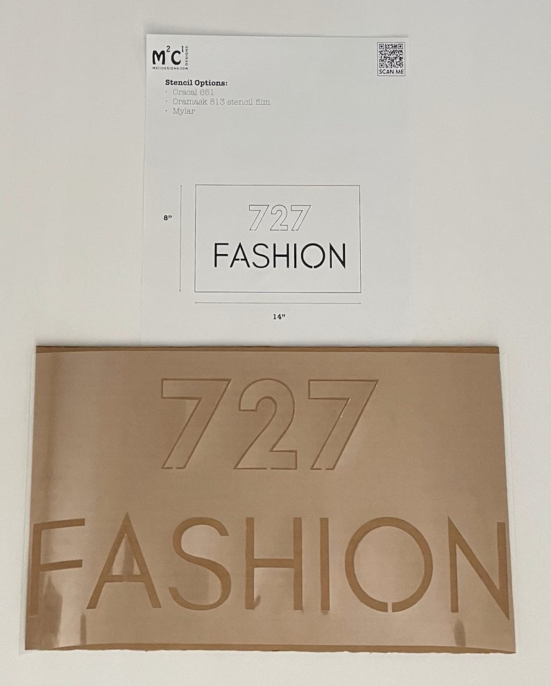 Custom stencils in reusable Mylar - images, text, logos, graphics. Woodworking, image 6