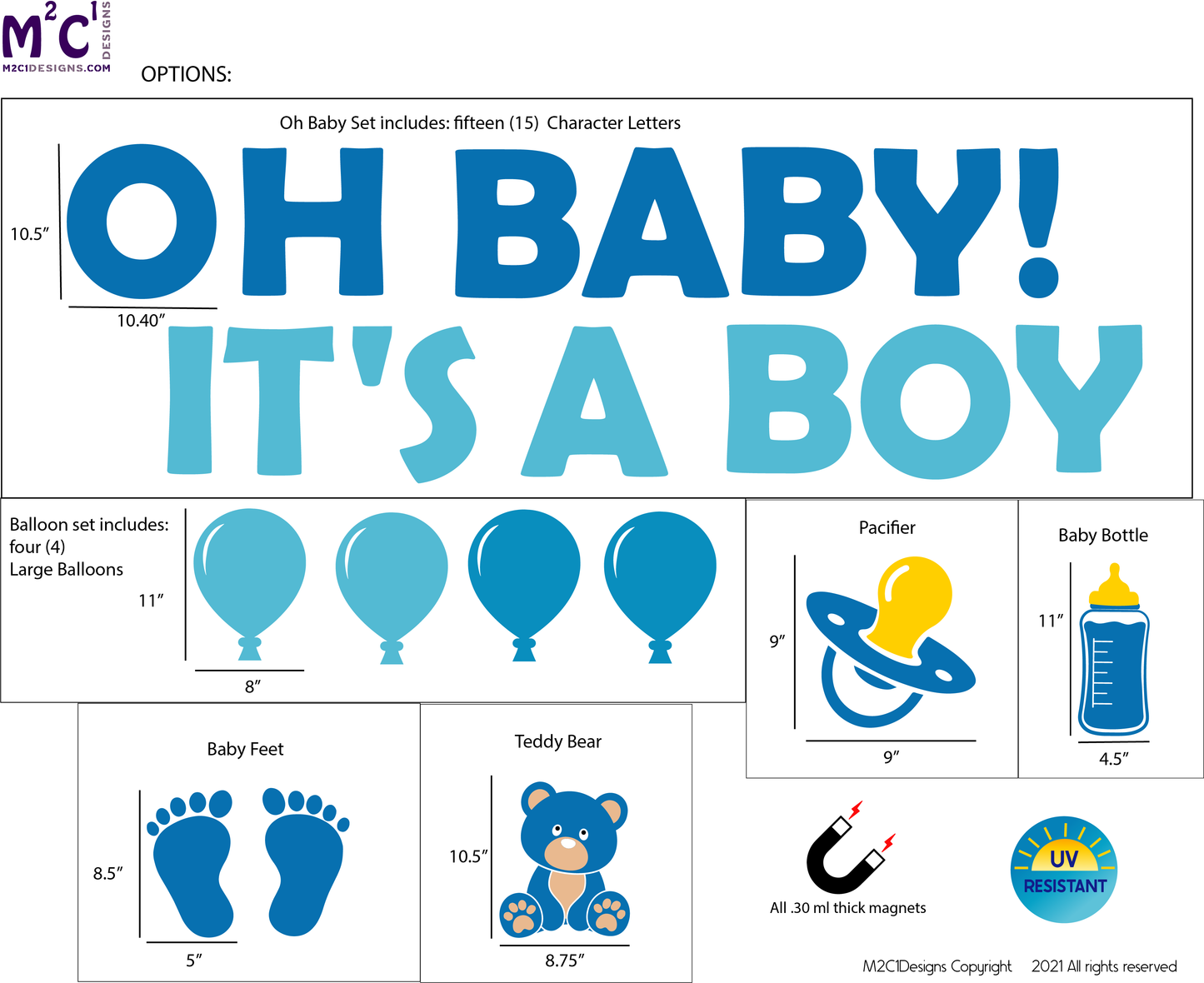 Oh Baby! It's a Boy Sign image 1