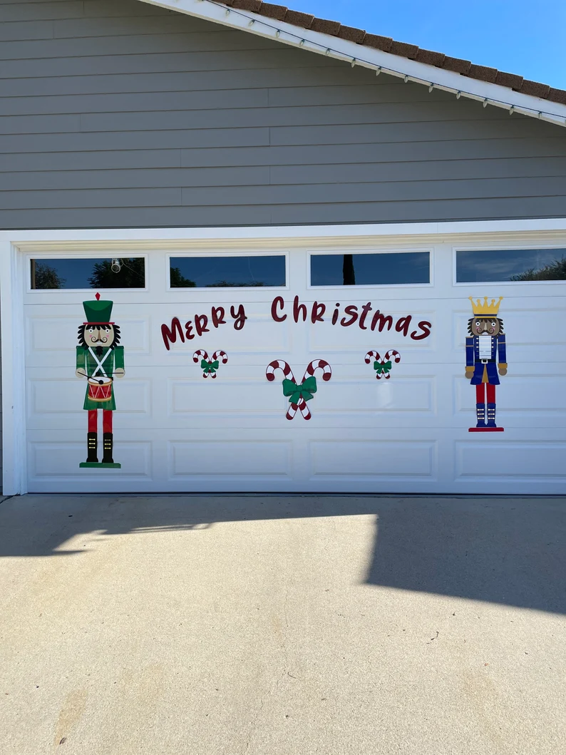 Merry Christmas Reusable Letters for the Garage door image 0