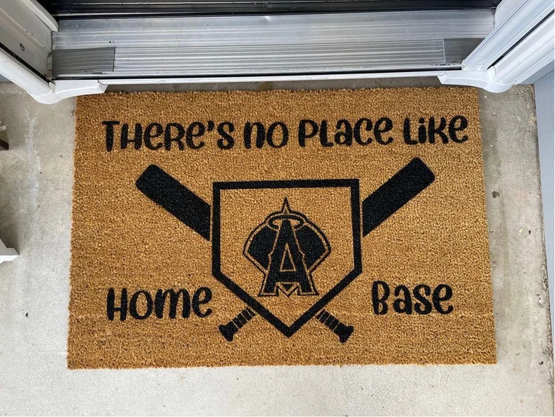 Los Angeles A N G E L S Door Mat | Angels of Anaheim Welcome Mat image 6