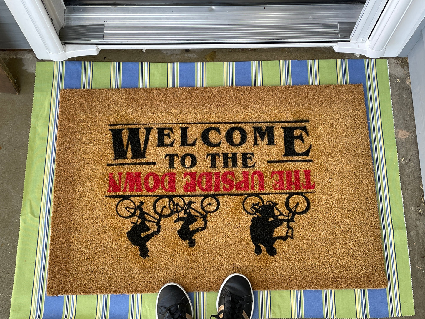 Stranger Things Welcome to the Upside Down Door Mat image 3