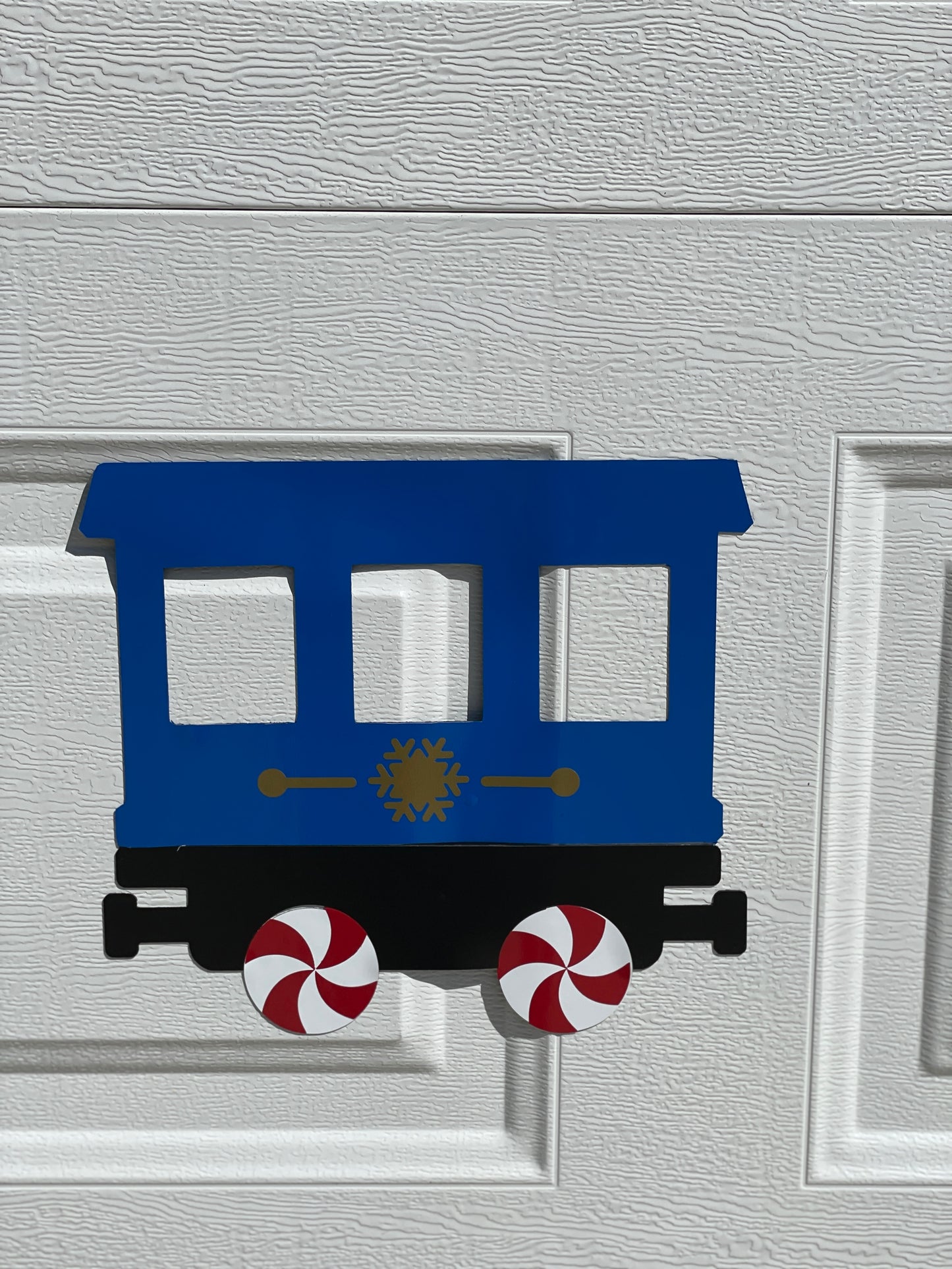Santa's Train set with sled Magnet decorations | Garage Door | Train Set image 6