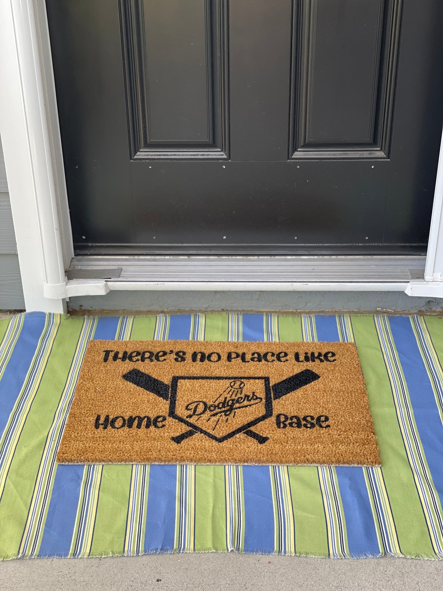 LA Dodgers There's no place like Home Base Doormat image 5