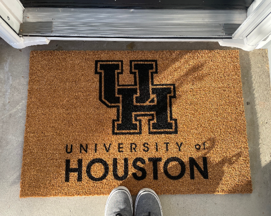 Custom University of Houston Door Mat | Welcome Mat image 1