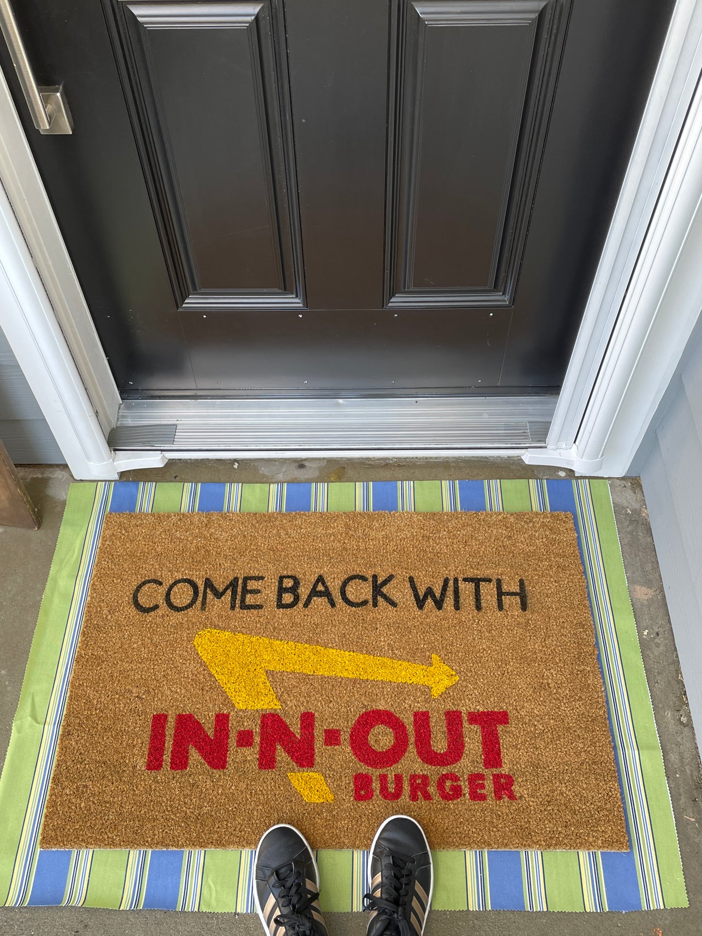 Come Back With IN-N-Out Door Mat | Welcome Mat | Funny Door Mat | Funny Gift image 5