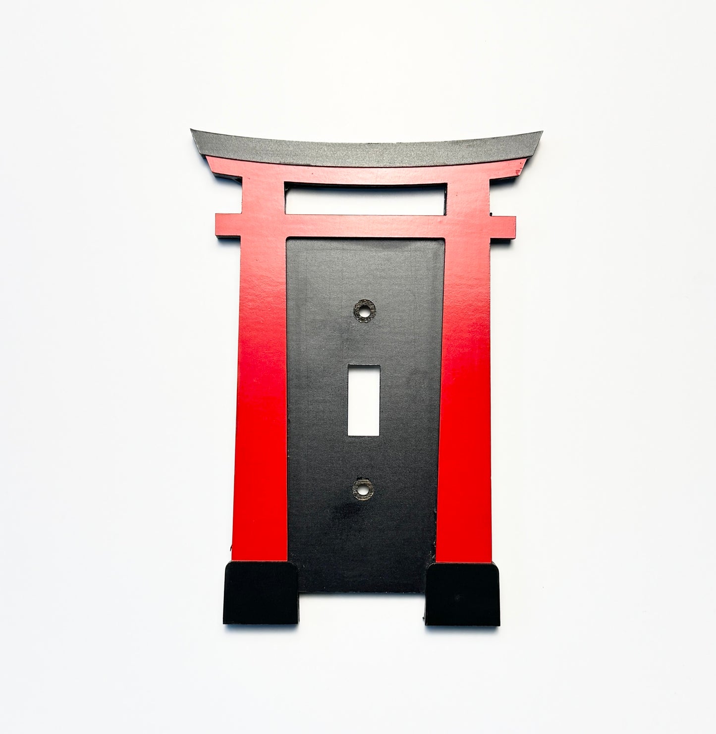 Japanese Torii Gate (Asian Temple icon, Japan design) Wood Cover Plate for Light image 1