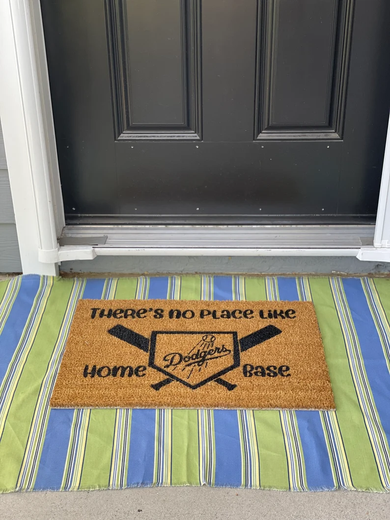 Los Angeles Dodgers Door Mat | Dodgers Welcome Mat image 2