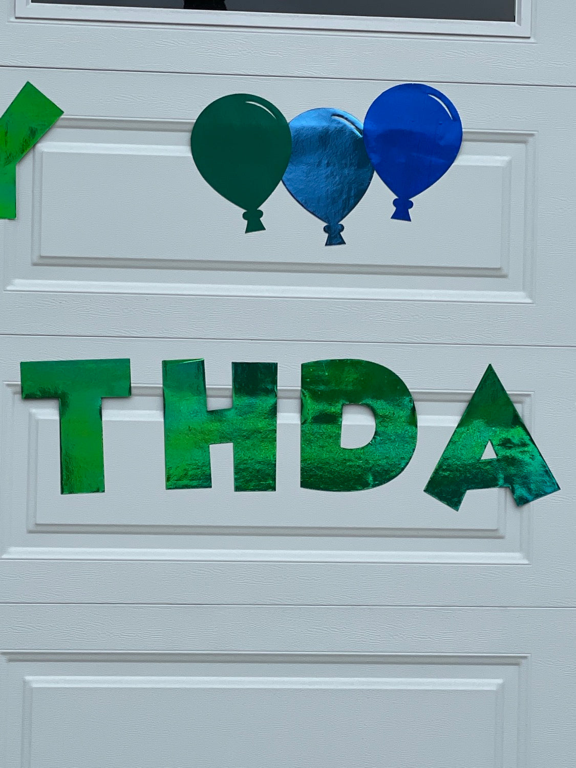 Happy Birthday Signs - garage door decor, party signs image 2