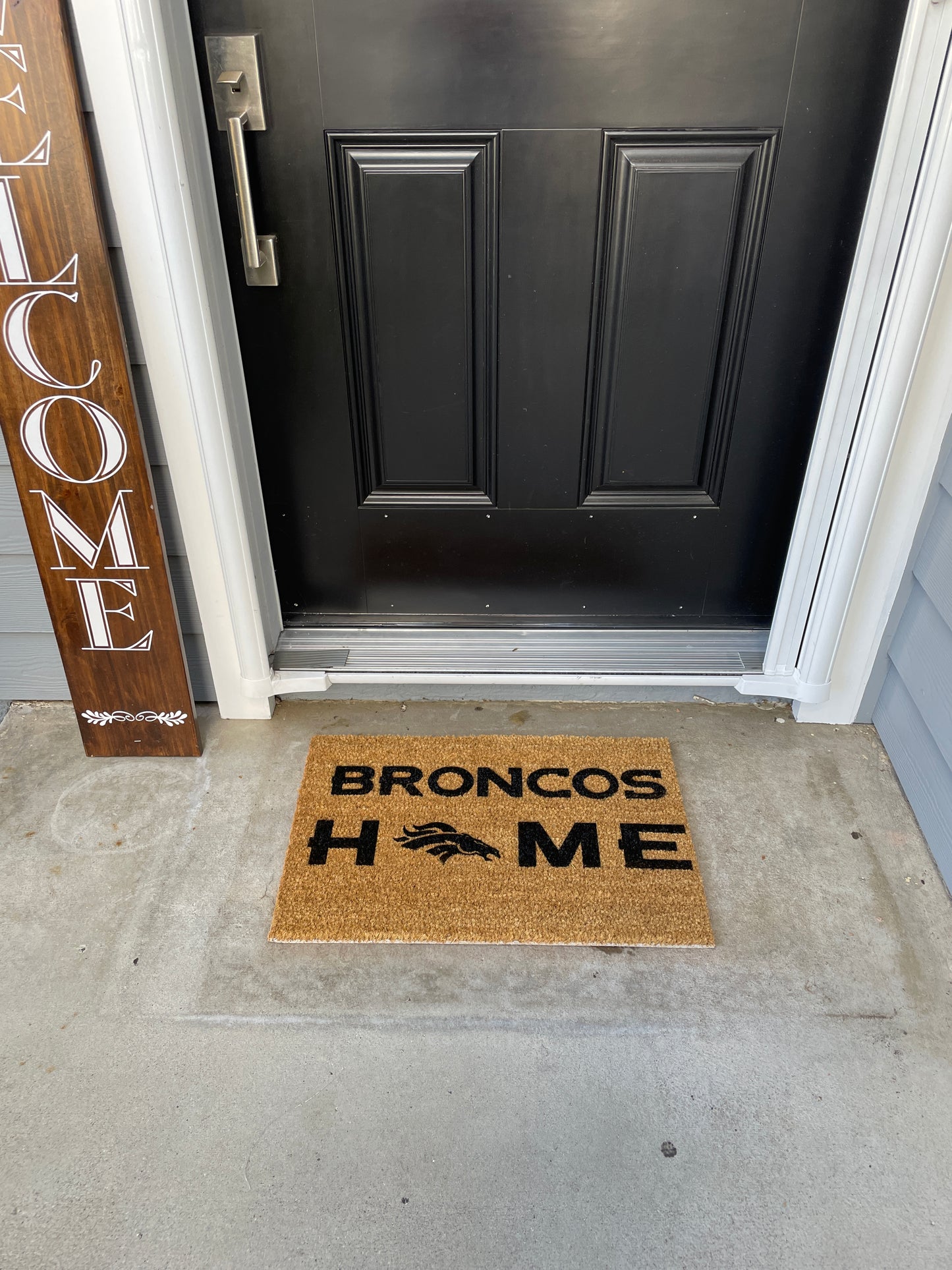 Denver Broncos Door Mat | Welcome Mat | Colorado Door Mat image 7