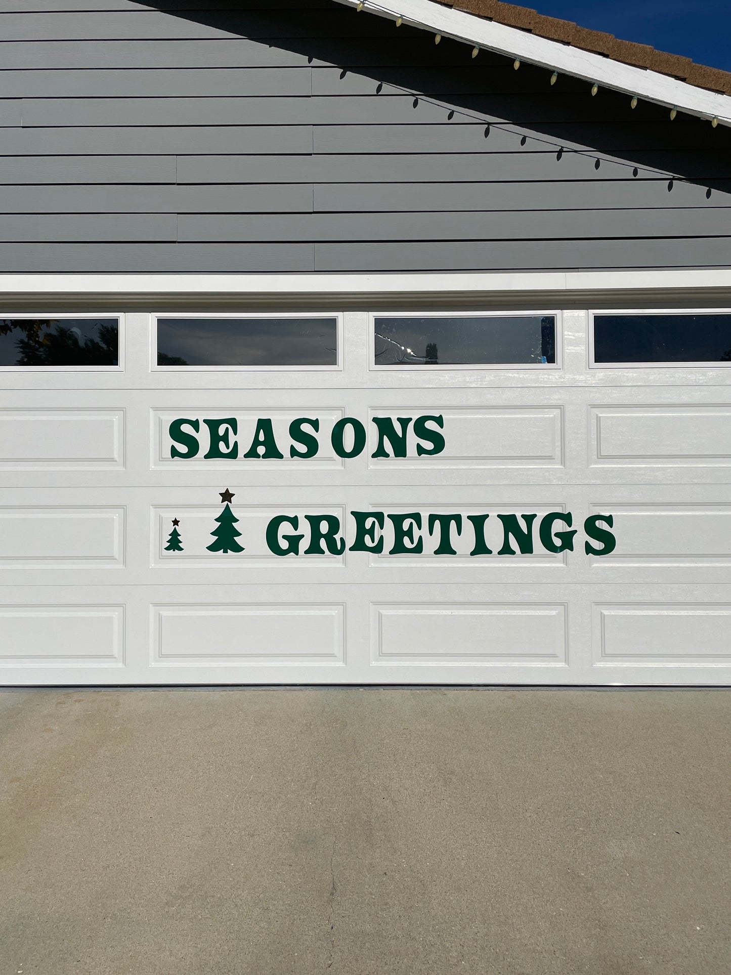 Seasons Greetings Garage Magnets, Fir Trees, Christmas trees image 9