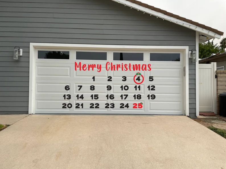 Christmas Countdown Magnetic Numbers | Reusable | Merry Christmas sign image 4