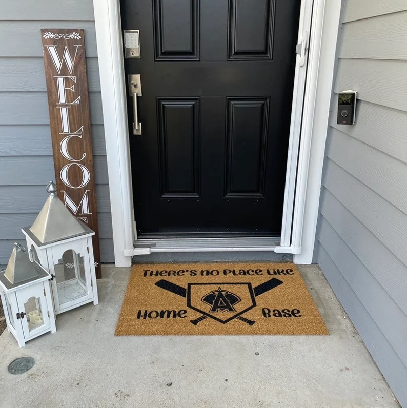 Los Angeles A N G E L S Door Mat | Angels of Anaheim Welcome Mat image 4