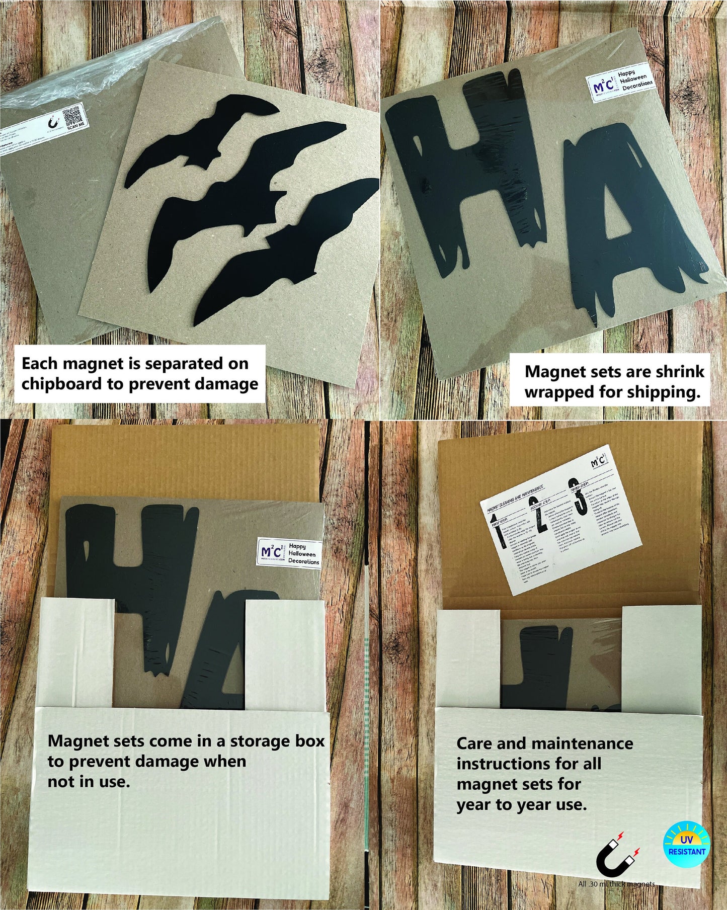 Happy Birthday Iridescent Magnetic Garage Door Sign: Weatherproof Outdoor Decor