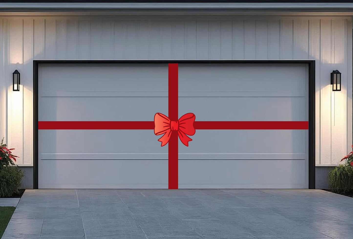 Oversized Magnetic Garage Door Bow, Holiday Car, Locker Decor