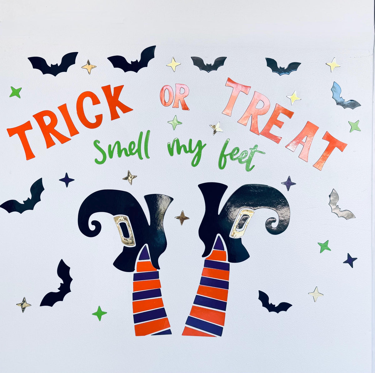 Halloween Witch Legs Cruise Cabin Magnet | Trick or Treat Smell My Feet Door Decor
