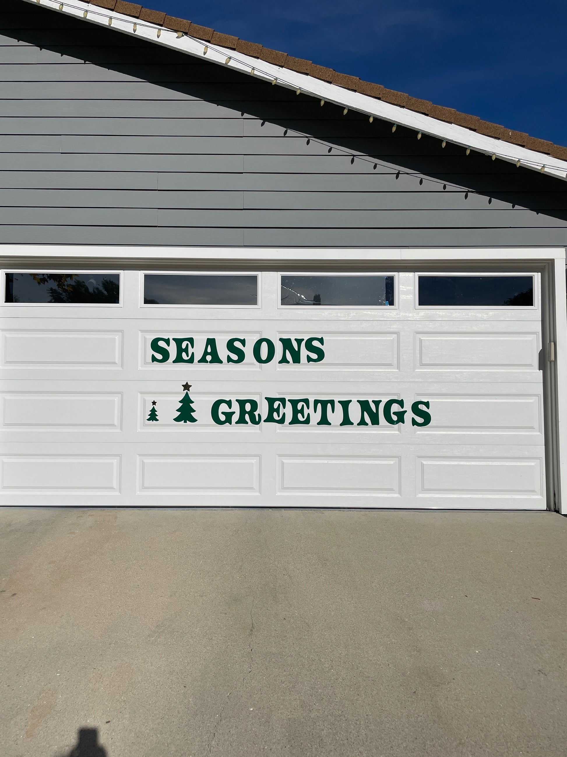Seasons Greetings Garage Magnets, Fir Trees, Christmas trees image 5