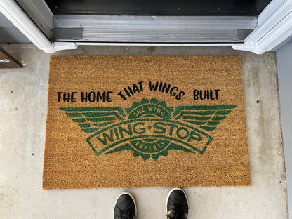Wingstop Door mat | Welcome Mat | Home the Wings Built image 5