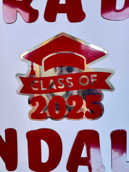 Graduation Cruise Door Decor, Congrats Grad Magnet Set, Cruise Ship Gift, Class of