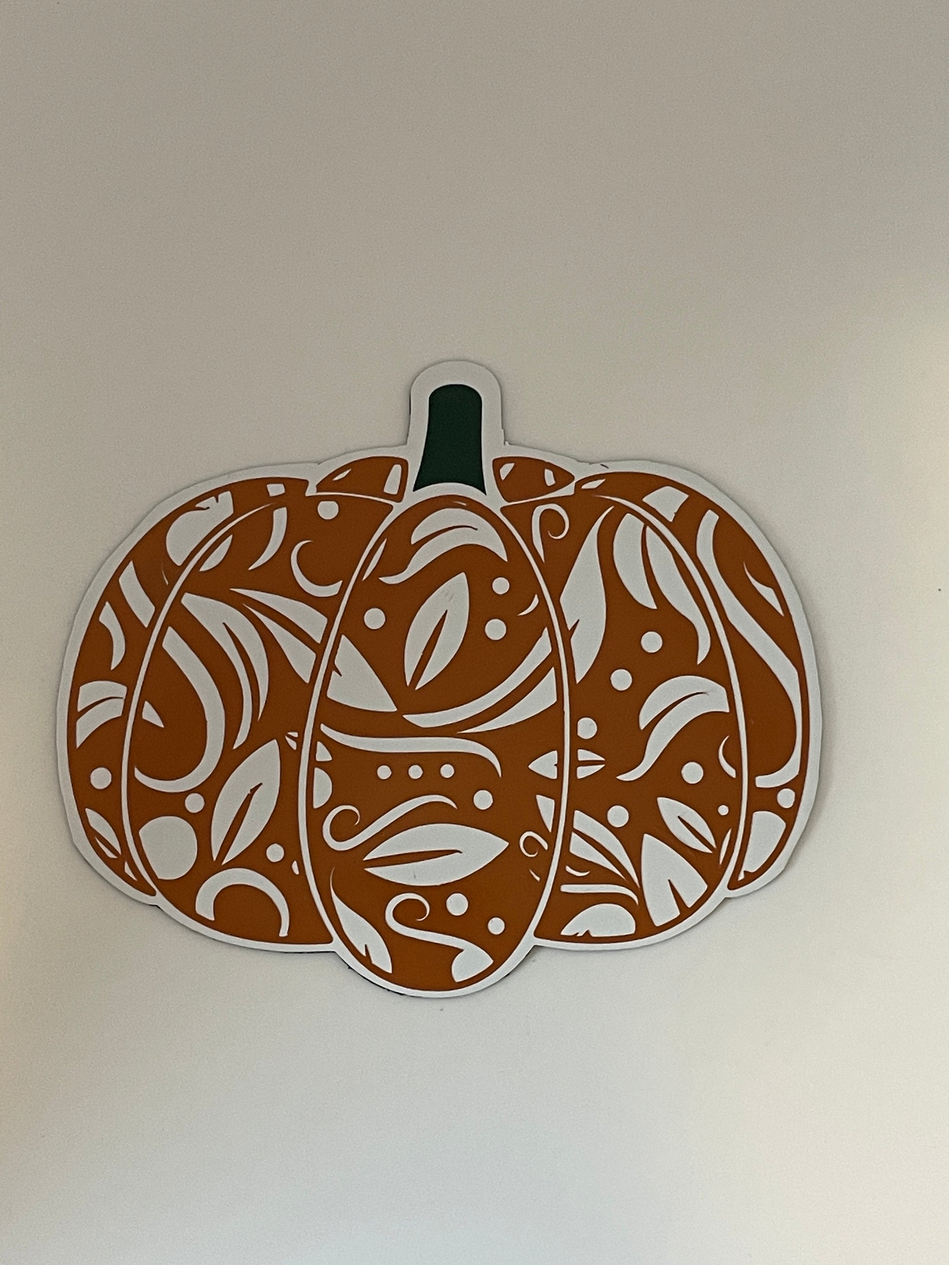 Pumpkin lace Magnets | Cutout Pumpkin Magnets | Halloween Decoration image 3