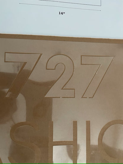 Custom stencils in reusable Mylar - images, text, logos, graphics. Woodworking, image 7