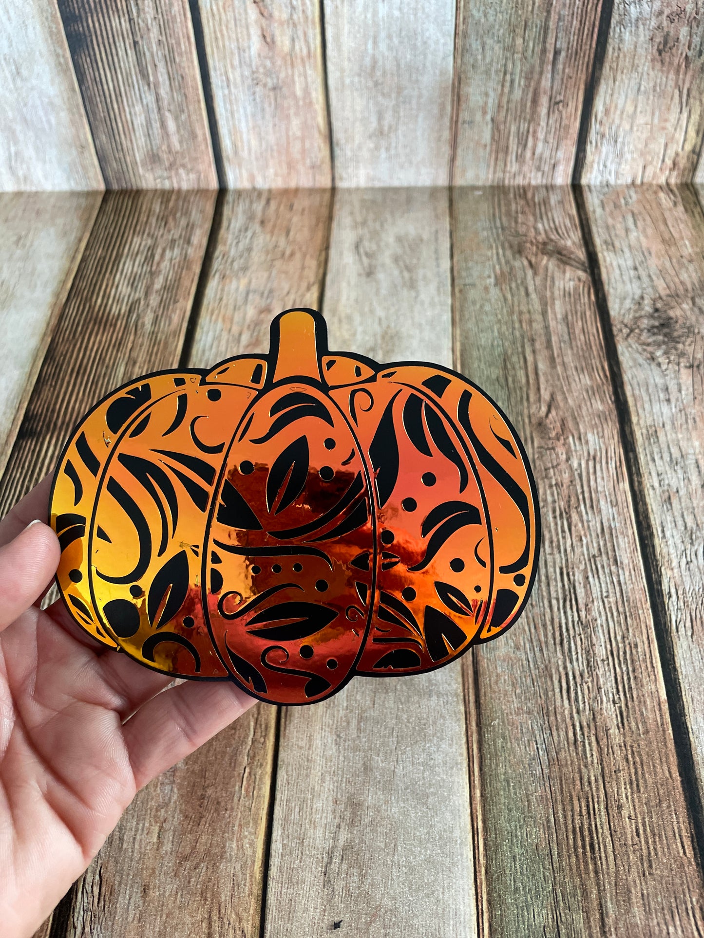 Pumpkin lace Magnets | Cutout Pumpkin Magnets | Halloween Decoration image 0