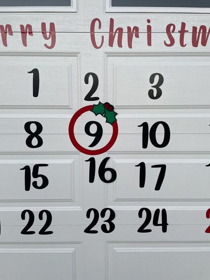 Christmas Countdown Magnetic Numbers | Reusable | Merry Christmas sign image 8