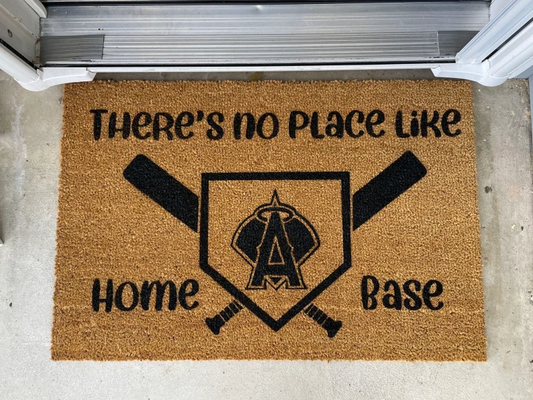 Los Angeles A N G E L S Door Mat | Angels of Anaheim Welcome Mat image 0
