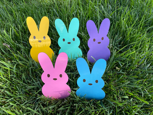 Easter Bunny Magnets | Peeps Magnets | Refrigerator Magnets | Pastel Peeps image 0