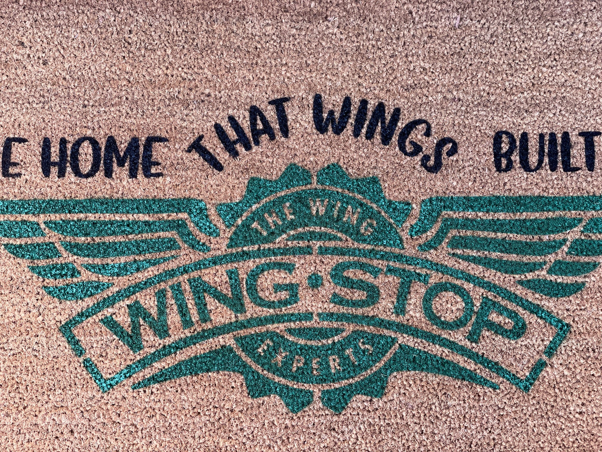 Wingstop Door mat | Welcome Mat | Home the Wings Built image 4