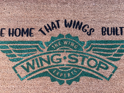 Wingstop Door mat | Welcome Mat | Home the Wings Built image 4